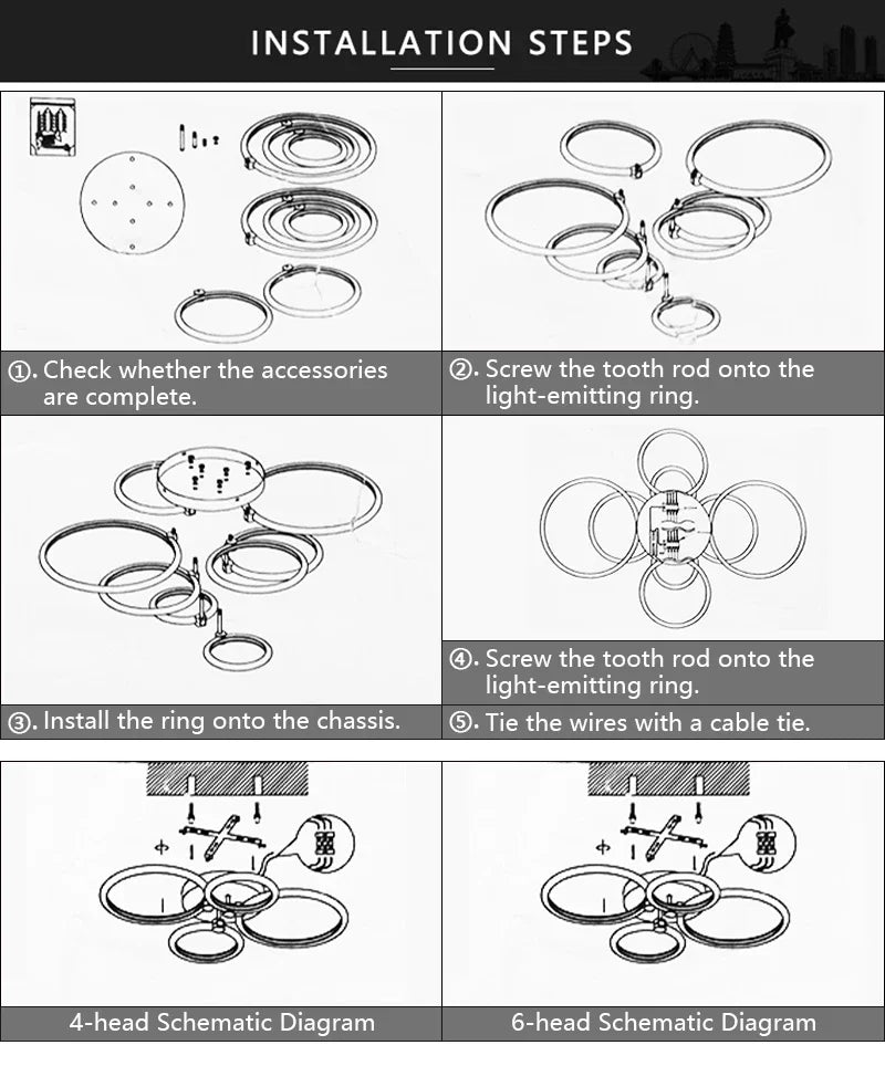 Nordic LED Ceiling Light Circular Acrylic with Remote Control Dimming Ceiling Lamp Living Room Dining Room Bedroom Decor Lights