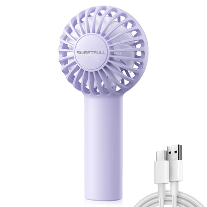 Mini Handheld Fan 3-Speed Portable Small Fan 2000mAh USB Rechargeable Handheld Fan Suitable for Outdoor Indoor Commuting