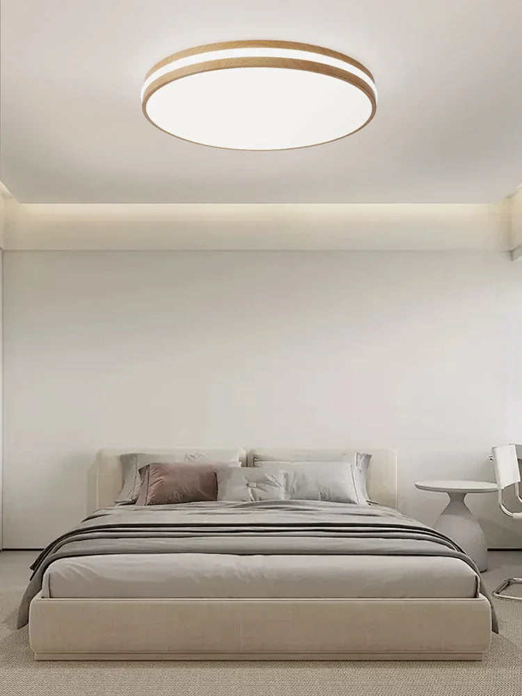 Nordic Macaron Ceiling Lamp Modern Remote Dimming Decor Light Living Room Bedroom Study Kitchen Indoor Home LED Ceiling Light