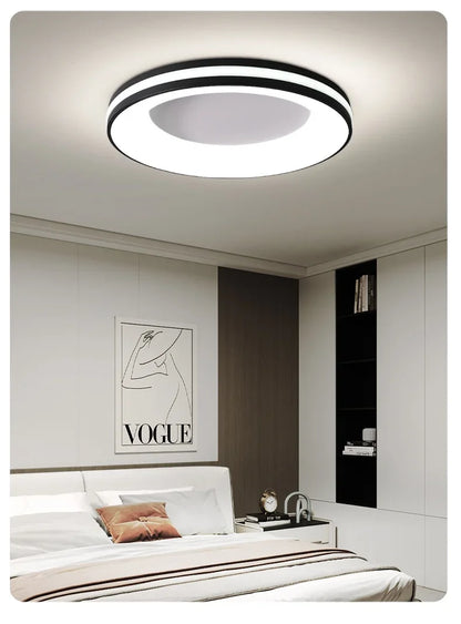 Nordic Macaron Ceiling Lamp Modern Remote Dimming Decor Light Living Room Bedroom Study Kitchen Indoor Home LED Ceiling Light