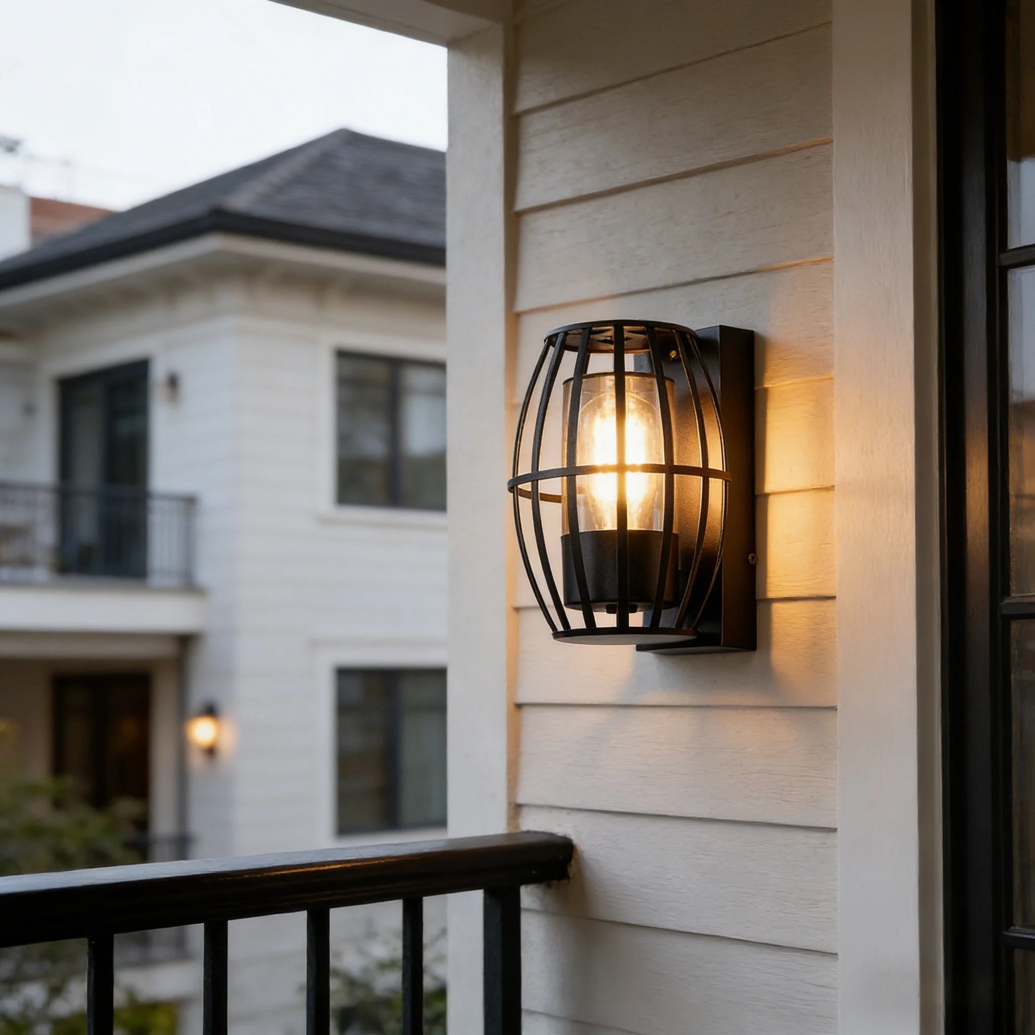 Outdoor LED Wall Light IP65 Waterproof With E27 Base Aluminum Wall Lamps Decoration Porch Garden Balcony Aisle Stair Wall Lights