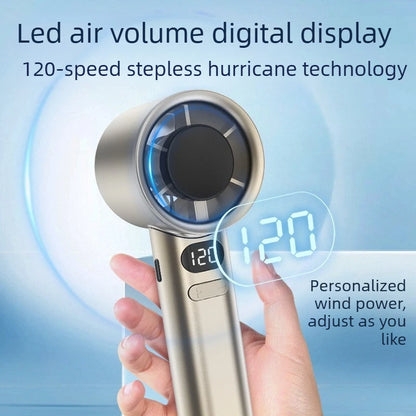Handheld Mini Fan Powerful 400mAh Wind Speed USB Charging Portable Small Fan for Travel Outdoor Summer Cooling Pocket Fan