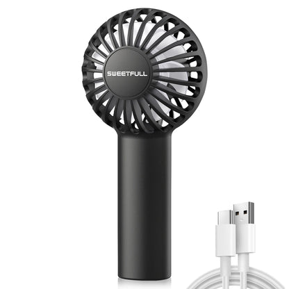 Mini Handheld Fan 3-Speed Portable Small Fan 2000mAh USB Rechargeable Handheld Fan Suitable for Outdoor Indoor Commuting