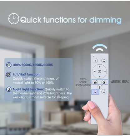 Smart Led Ceiling Lamp 36W 50W 220V Dimmable Modern Led Ceiling Lights With APP Remote Control For Bedroom Living Room