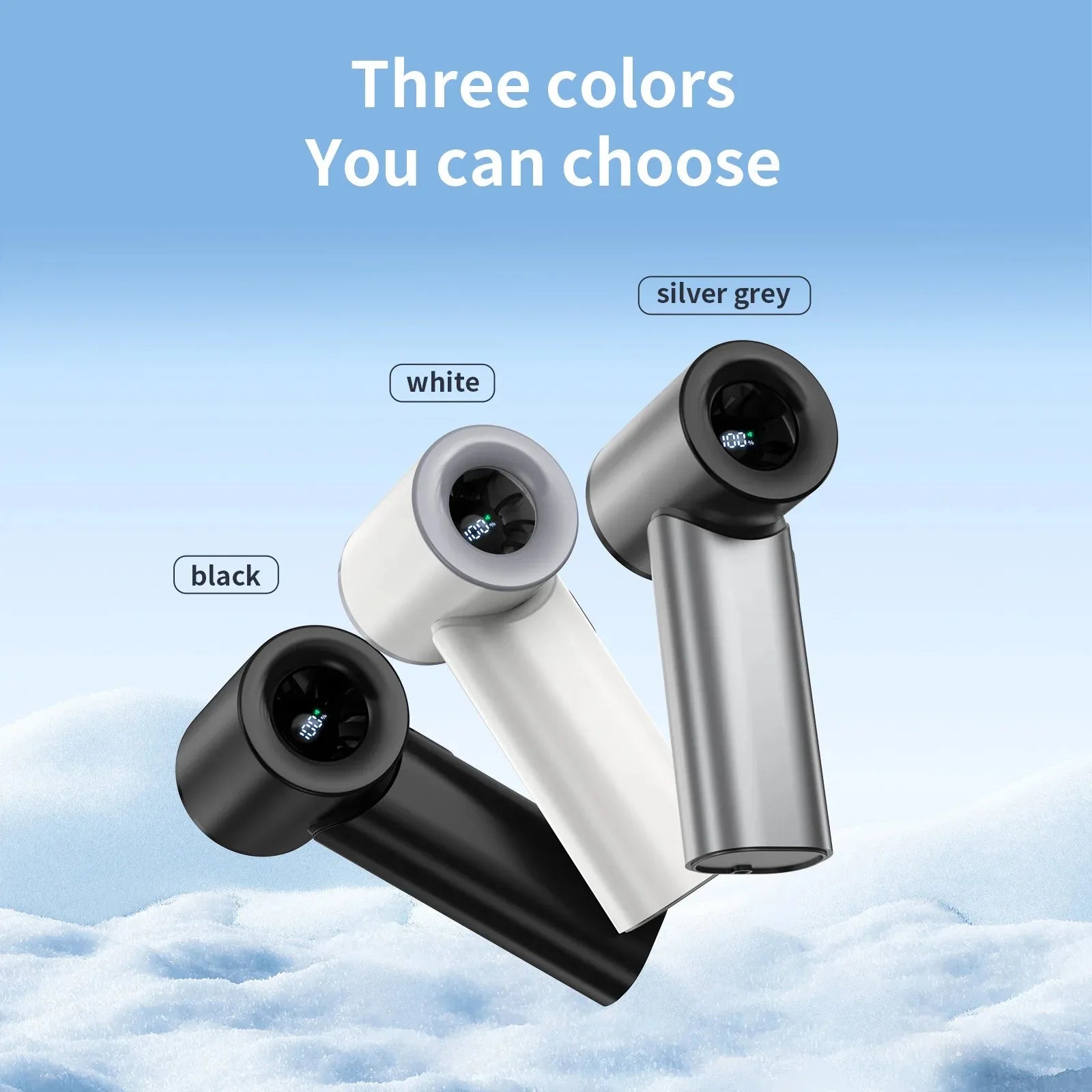 Mini Wind Cannon Handheld Fan USB Rechargeable Portable High Speed Fan for Outdoor Pocket Small Fan