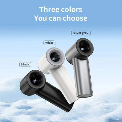 Mini Wind Cannon Handheld Fan USB Rechargeable Portable High Speed Fan for Outdoor Pocket Small Fan