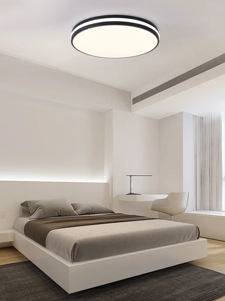 Nordic Macaron Ceiling Lamp Modern Remote Dimming Decor Light Living Room Bedroom Study Kitchen Indoor Home LED Ceiling Light