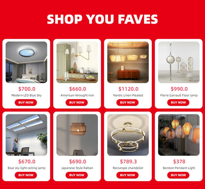 Modern LED Blue Sky Ceiling Lamp Smart Brightness Dimmable Round Ceiling light for Living Room Bedroom Kitchen Moon Lighting