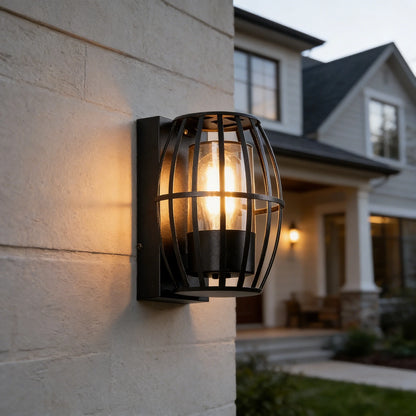 Outdoor LED Wall Light IP65 Waterproof With E27 Base Aluminum Wall Lamps Decoration Porch Garden Balcony Aisle Stair Wall Lights