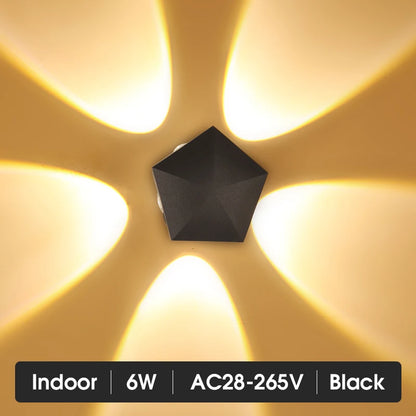 LED Wall Lamp Outdoor Waterproof IP65 Garden Lighting A85-265V Interior Wall Light Indoor For Bedroom Stairs Fixture Wall Lamps