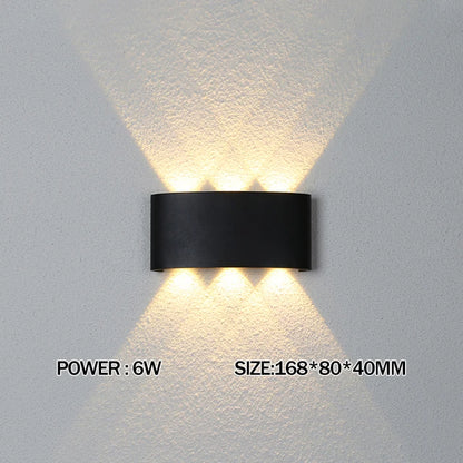 LED Wall Light IP65 Outdoor Waterproof Garden Fence Aluminum Indoor Fashion Wall Lamp For Bedroom Bedside Living Room Stairs