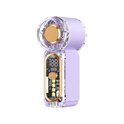 USB-charged high-speed mini handheld fan, portable for outdoor travel