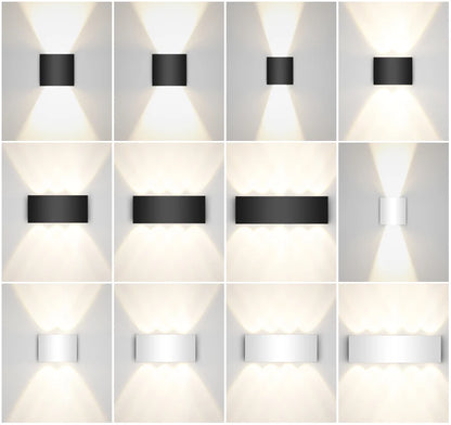 LED Wall Lamp Outdoor Waterproof IP65 Garden Lighting A85-265V Interior Wall Light Indoor For Bedroom Stairs Fixture Wall Lamps