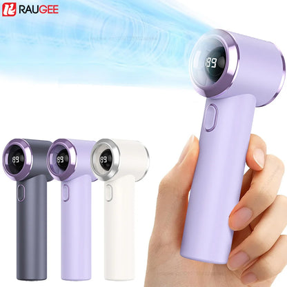 Portable Mini Fan High Speed Handheld Fans 199 Speeds Wind Adjustable 2000mAh USB Rechargeable Personal Small Fan for Outdoor