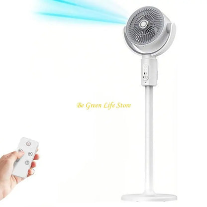 M7DF Rechargeable Oscillating Desk Fan 180degrees Air Circulation Adjustable Height