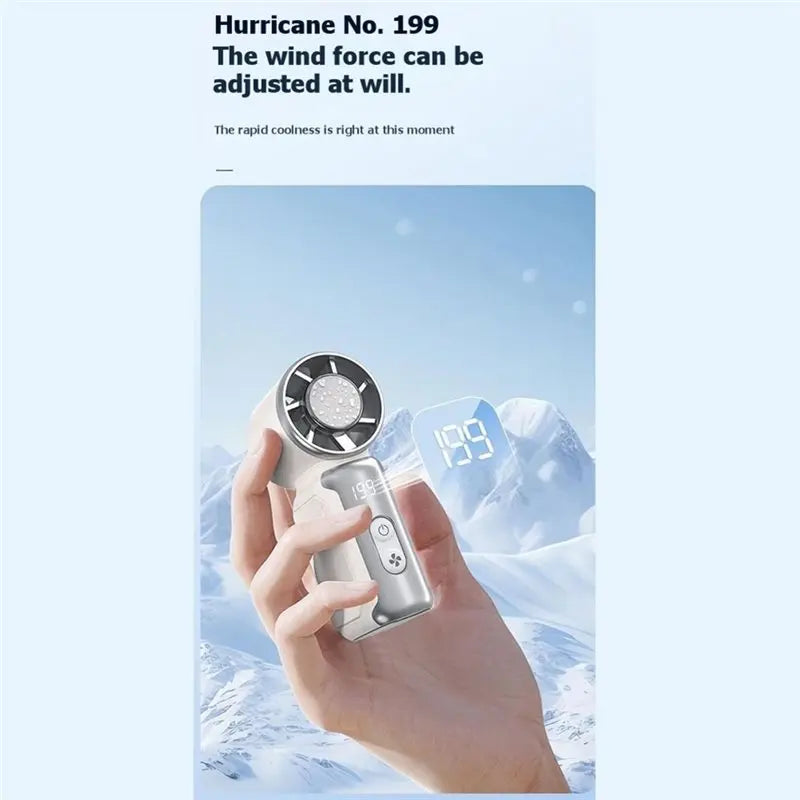 TFORU-Mini Handheld Fan Portable Handheld Small Fan USB Charging Portable Pocket Fan For Outdoor Travel Travel Accessories