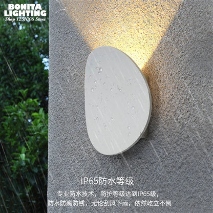 Modern Simple Outdoor Waterproof LED Wall Washer Stair Aisle Bedroom Sofaside Creative Artistic Atmosphere Round Wall Lamp