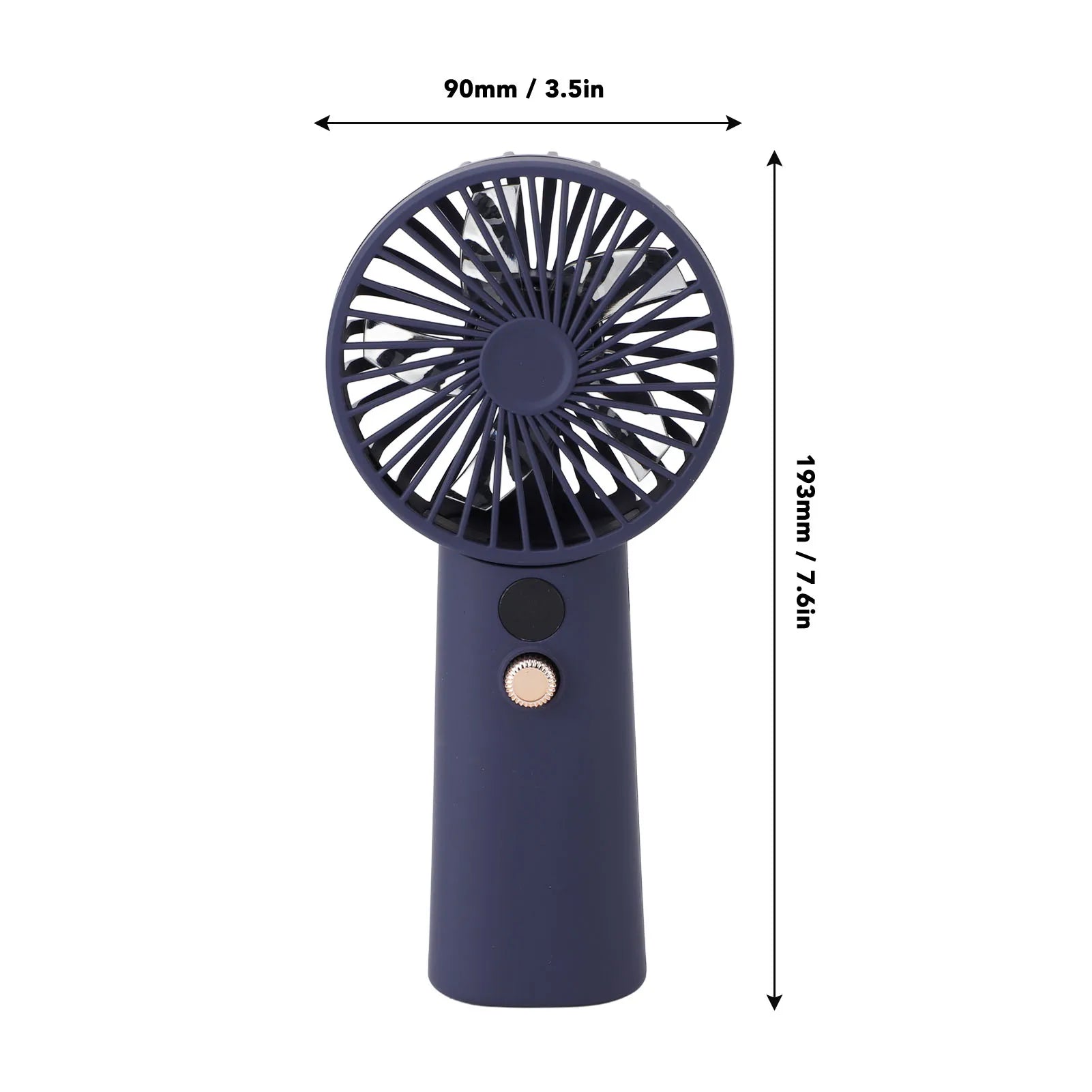 USB Rechargeable Mini Handheld Fan with 99 Adjustable Speeds Powerful Portable Personal Desk Fan for Home Office And Outdoor Use