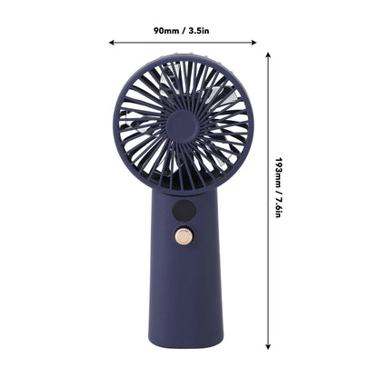 USB Rechargeable Mini Handheld Fan with 99 Adjustable Speeds Powerful Portable Personal Desk Fan for Home Office And Outdoor Use