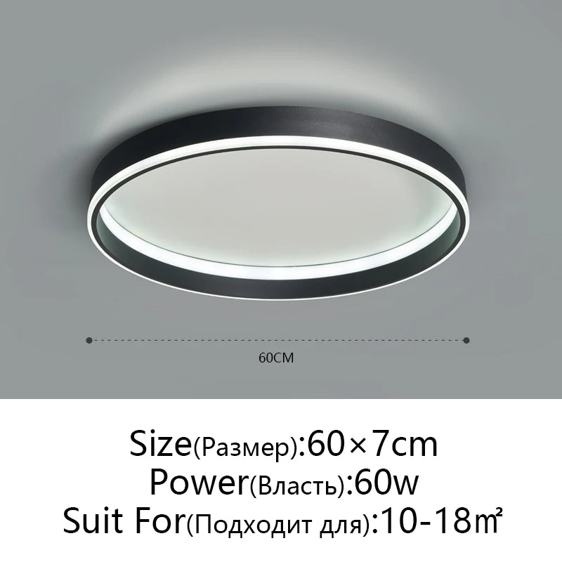 Simple Round Bedroom Led Ceiling Lights Modern Home Decor Lampen Nordic Living Room Lamp Lighting Minimalist Ins Room Study Lamp