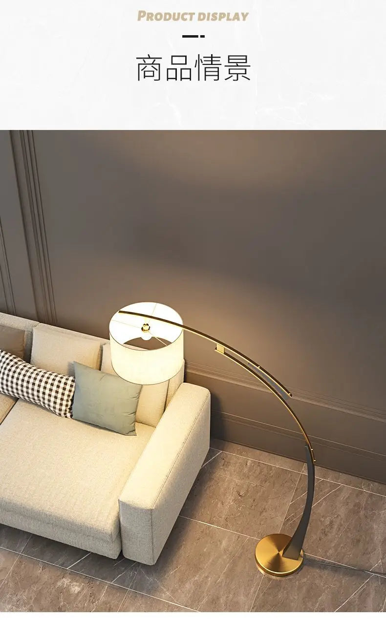 Nordic Style Fishing Lamp Floor Lamp, Modern Minimalist Design, Sofa Standing Lamp, Reading Lamp For Living Room, Bedroom Study
