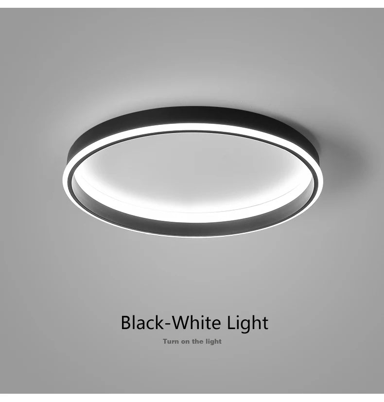 Simple Round Bedroom Led Ceiling Lights Modern Home Decor Lampen Nordic Living Room Lamp Lighting Minimalist Ins Room Study Lamp