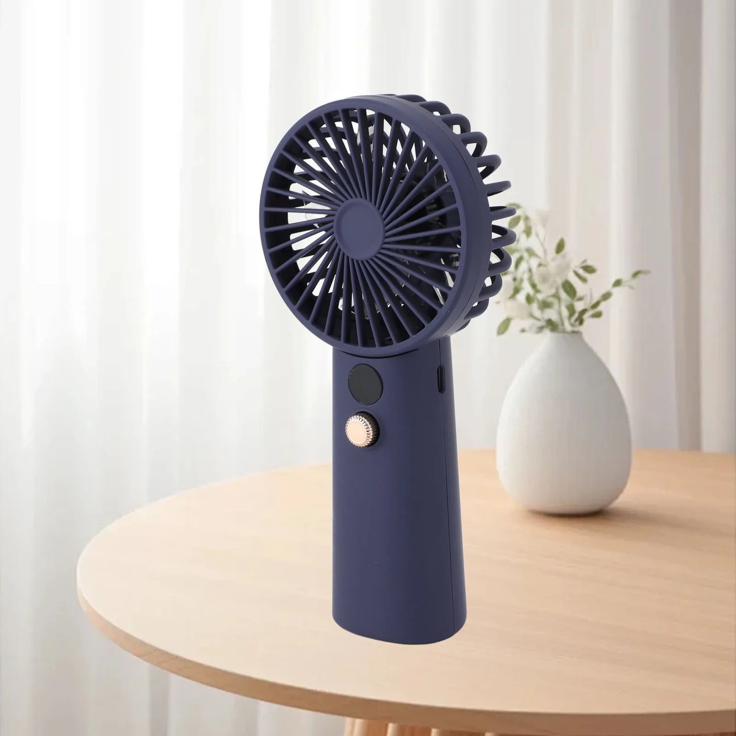 USB Rechargeable Mini Handheld Fan with 99 Adjustable Speeds Powerful Portable Personal Desk Fan for Home Office And Outdoor Use