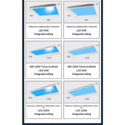 Blue Sky Light Ceiling Lamp for Bathroom Indoor Decor Panel Kids Room Lamp Kitchen Natural Lighting Surface Ceiling Chandelier