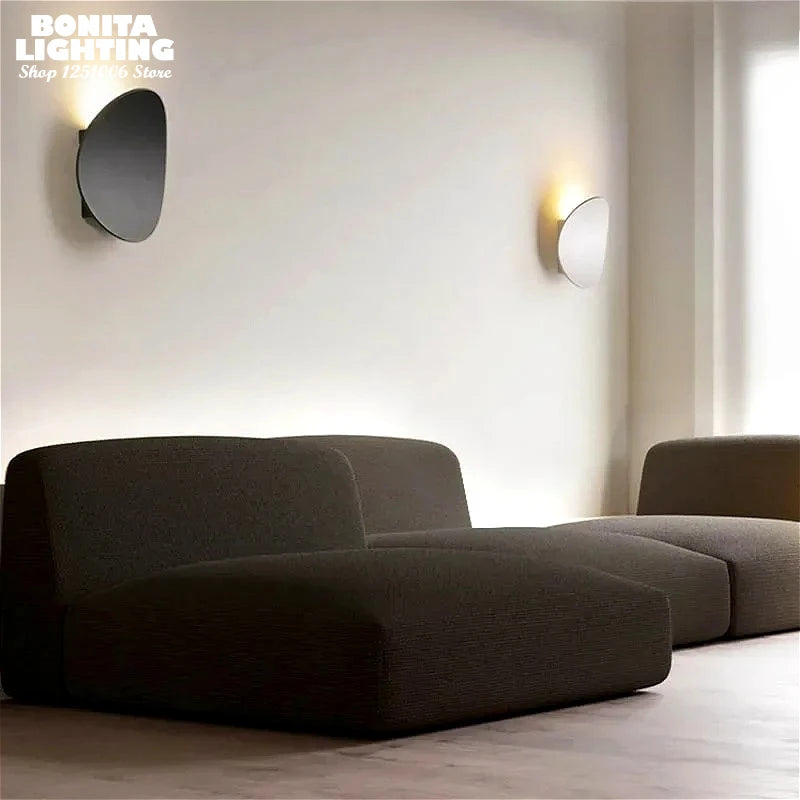 Modern Simple Outdoor Waterproof LED Wall Washer Stair Aisle Bedroom Sofaside Creative Artistic Atmosphere Round Wall Lamp