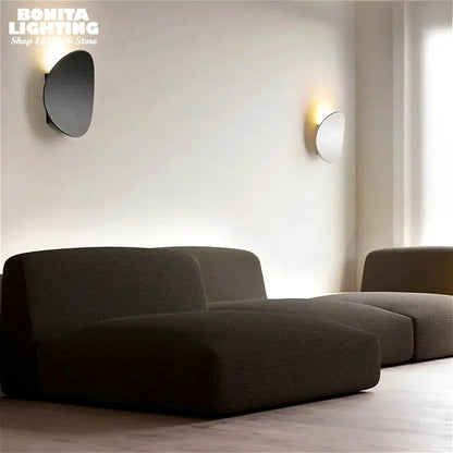 Modern Simple Outdoor Waterproof LED Wall Washer Stair Aisle Bedroom Sofaside Creative Artistic Atmosphere Round Wall Lamp