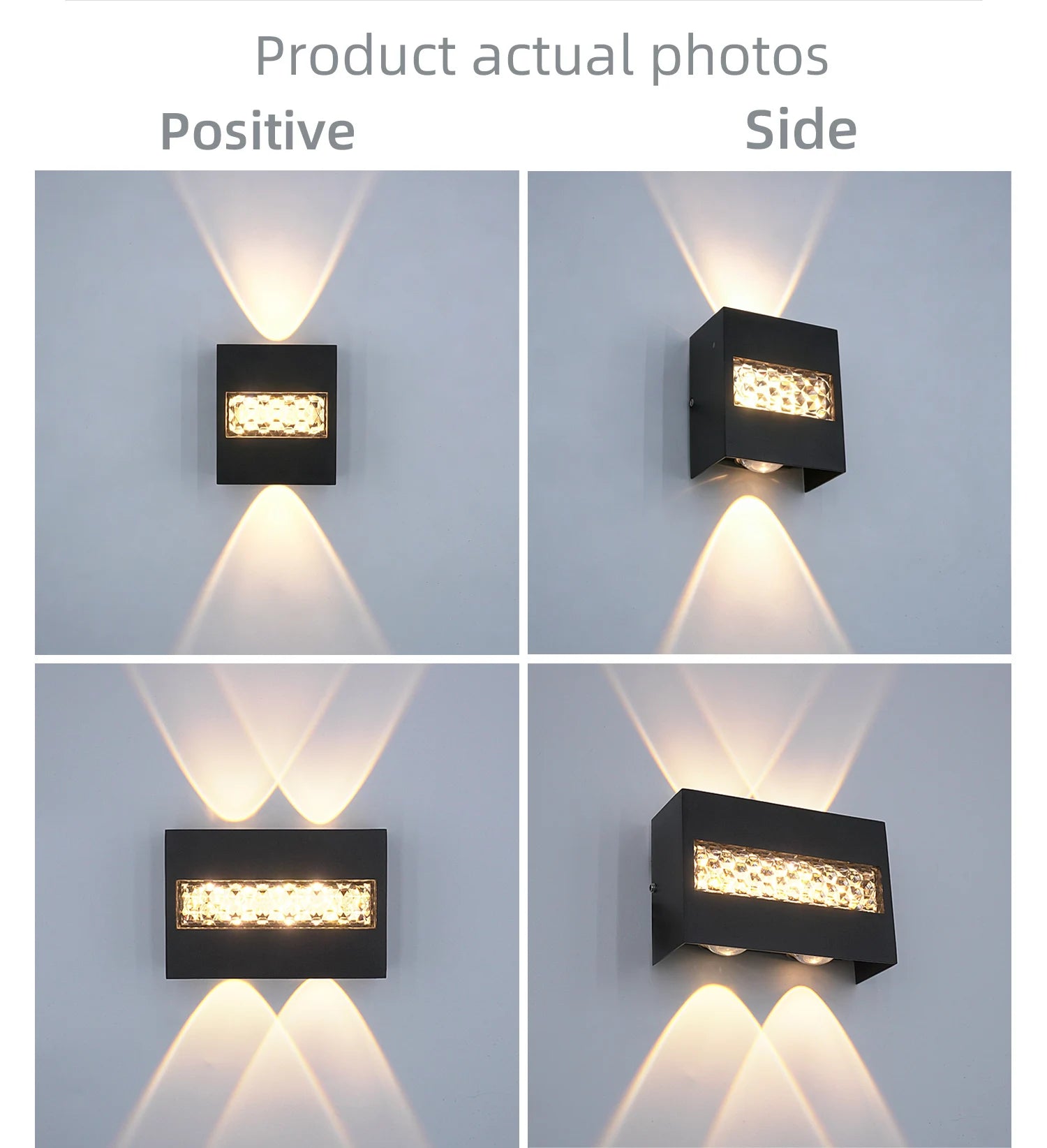 Outdoor Waterproof LED Wall Light IP65 Aluminum Simple Design Suitable for Corridor Garden Staircase Exterior Wall Bedroom Livin