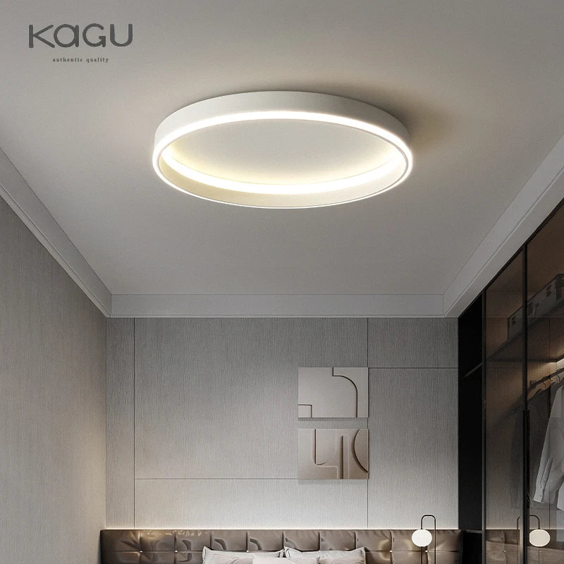 Simple Round Bedroom Led Ceiling Lights Modern Home Decor Lampen Nordic Living Room Lamp Lighting Minimalist Ins Room Study Lamp
