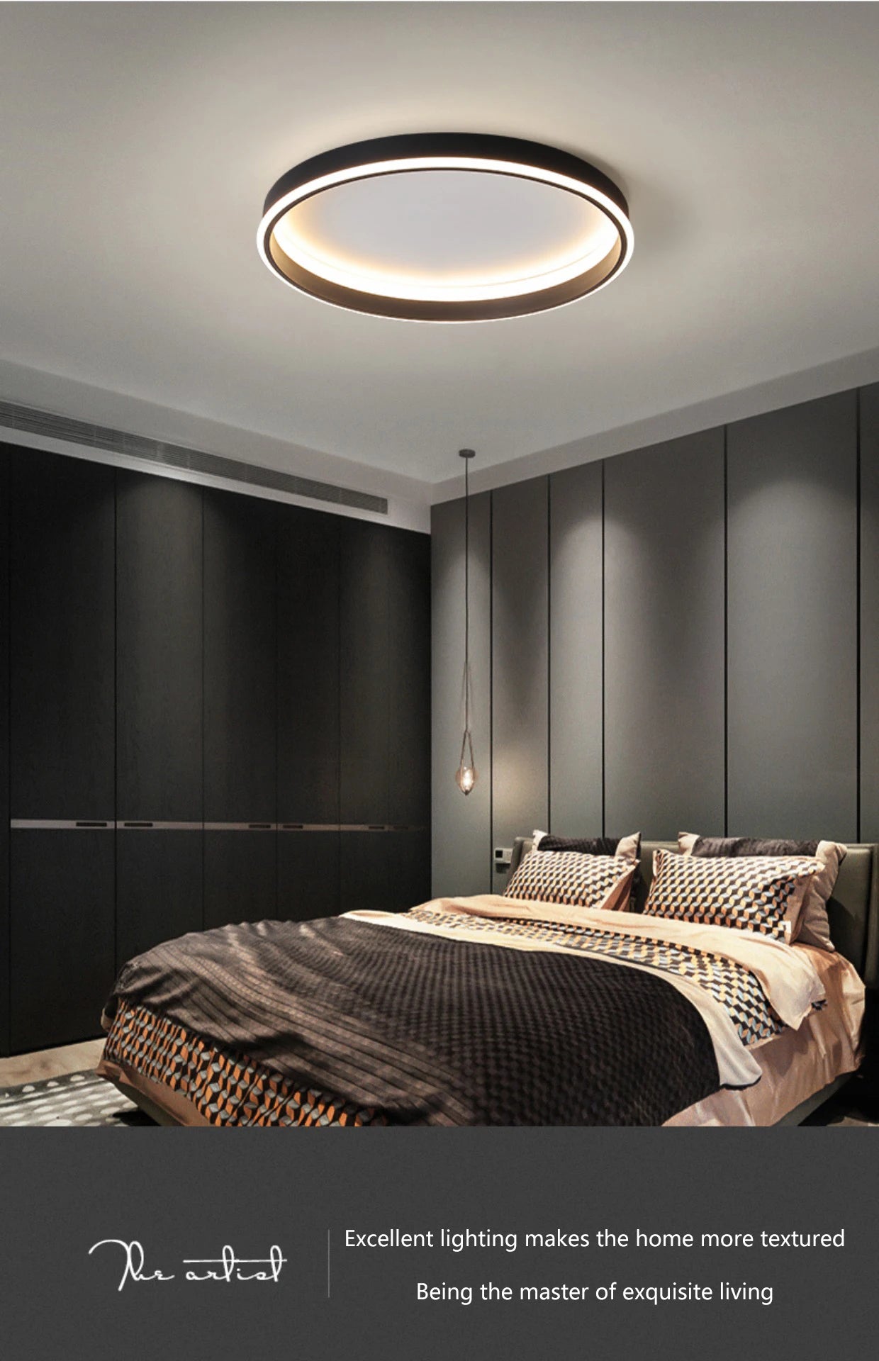 Simple Round Bedroom Led Ceiling Lights Modern Home Decor Lampen Nordic Living Room Lamp Lighting Minimalist Ins Room Study Lamp