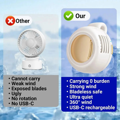 Breezo AirClip™ | Portable Bladeless Cooling Fan - Breezo