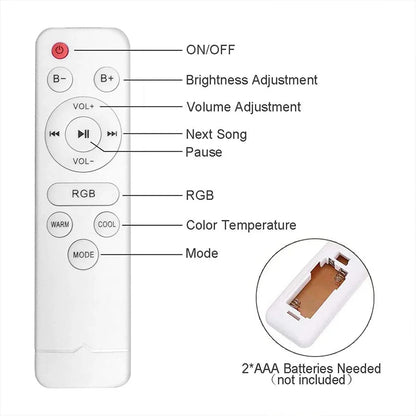 Smart Ceiling Lights Round Modern Ceiling Lamps RGB Dimming Home Lighting APP Bluetooth Music Light With Remote Control For Home