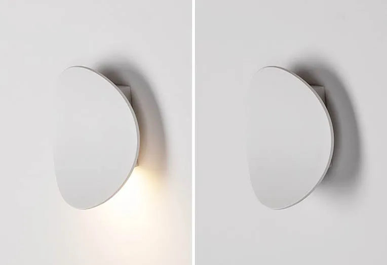 Modern Simple Outdoor Waterproof LED Wall Washer Stair Aisle Bedroom Sofaside Creative Artistic Atmosphere Round Wall Lamp