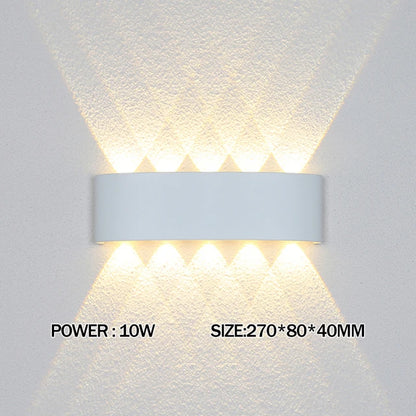 LED Wall Light IP65 Outdoor Waterproof Garden Fence Aluminum Indoor Fashion Wall Lamp For Bedroom Bedside Living Room Stairs