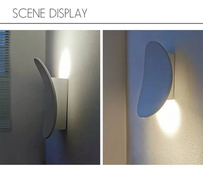 Modern Simple Outdoor Waterproof LED Wall Washer Stair Aisle Bedroom Sofaside Creative Artistic Atmosphere Round Wall Lamp
