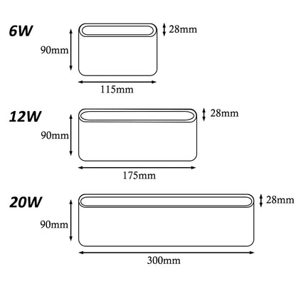 LED Outdoor Waterproof IP65 Wall Light Porch Garden Wall Lamp &amp; Indoor Home Decor Bedroom Living Room Decoration Lighting Lamp