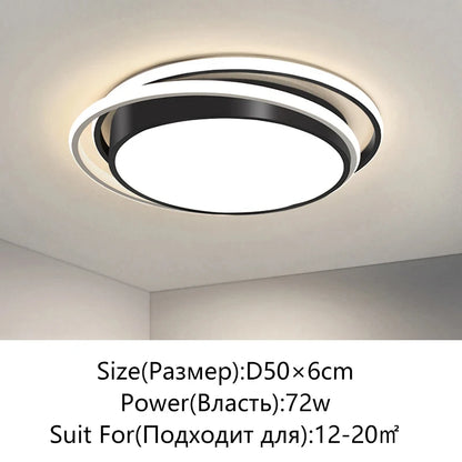 Modern LED Ceiling Light For Bedroom Living Dining Room Study Aisle Balcony Chandelier Indoor Home Decor Lighting Fixture Luster