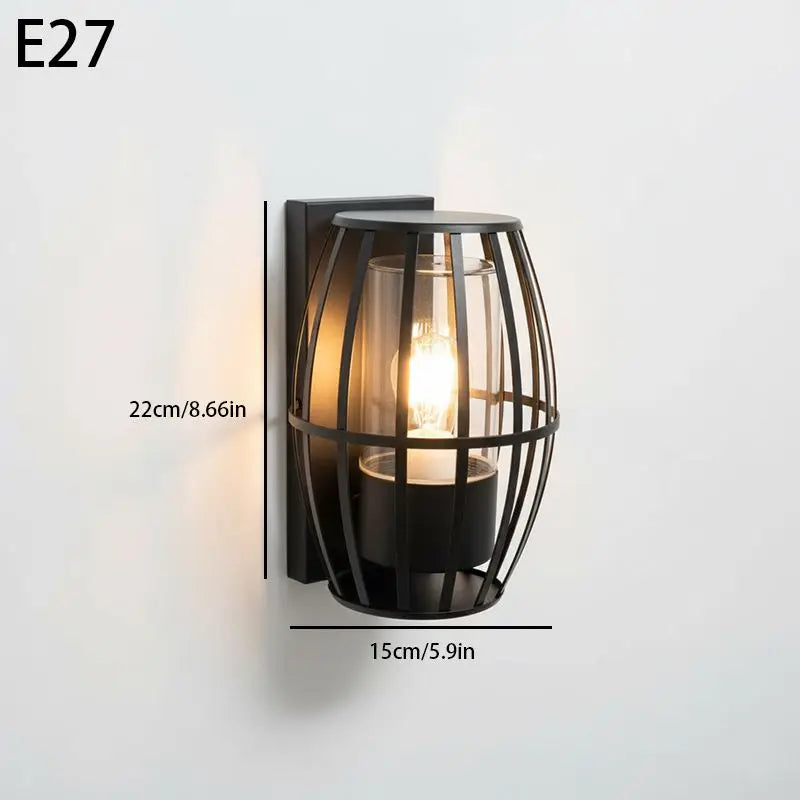 Outdoor LED Wall Light IP65 Waterproof With E27 Base Aluminum Wall Lamps Decoration Porch Garden Balcony Aisle Stair Wall Lights