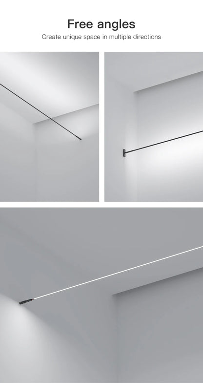 Skyline Steel Strip Diy Linear No Main Light LED Lighting Interior Decoration Aisle Modern Creative Exhibition Hall Wall Lamp
