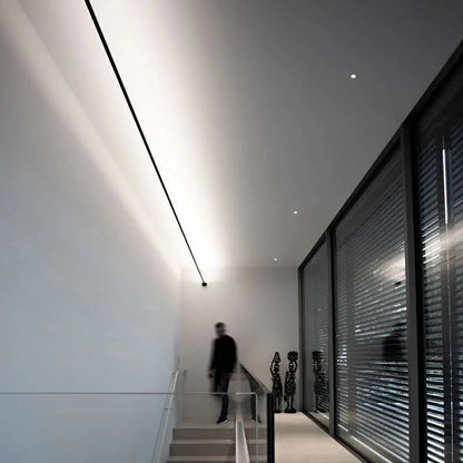 Skyline Steel Strip Diy Linear No Main Light LED Lighting Interior Decoration Aisle Modern Creative Exhibition Hall Wall Lamp