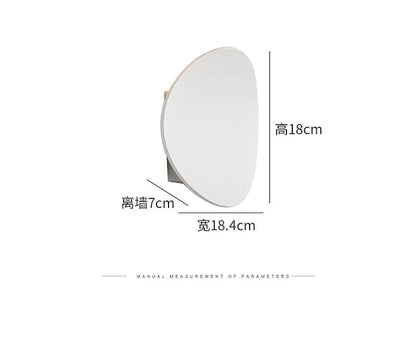 Modern Simple Outdoor Waterproof LED Wall Washer Stair Aisle Bedroom Sofaside Creative Artistic Atmosphere Round Wall Lamp
