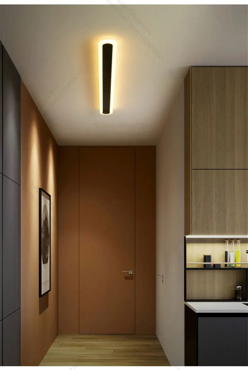 Modern Outdoor Long Strip LED Wall Lamp Waterproof IP65 Stair Wall Fitting Villa Living Room Corridor Lamp Courtyard Garden Lamp