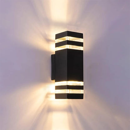 LED Wall Light Outdoor IP65 Waterproof  Wall Light E27 Bulb Up Down Lighting for Garden Porch Stair Corridor Entrance Decoration