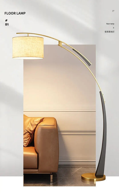 Nordic Style Fishing Lamp Floor Lamp, Modern Minimalist Design, Sofa Standing Lamp, Reading Lamp For Living Room, Bedroom Study