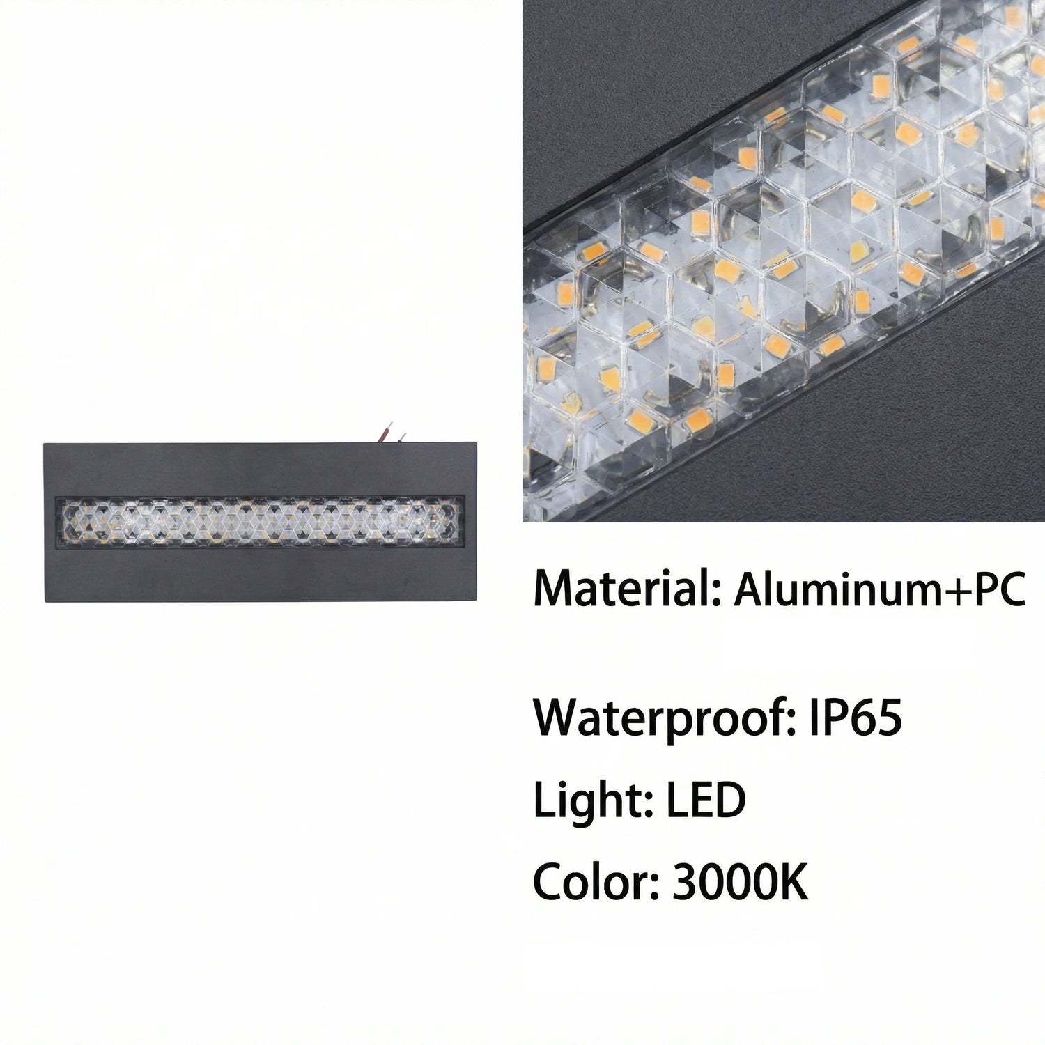 Outdoor Waterproof LED Wall Light IP65 Aluminum Simple Design Suitable for Corridor Garden Staircase Exterior Wall Bedroom Livin