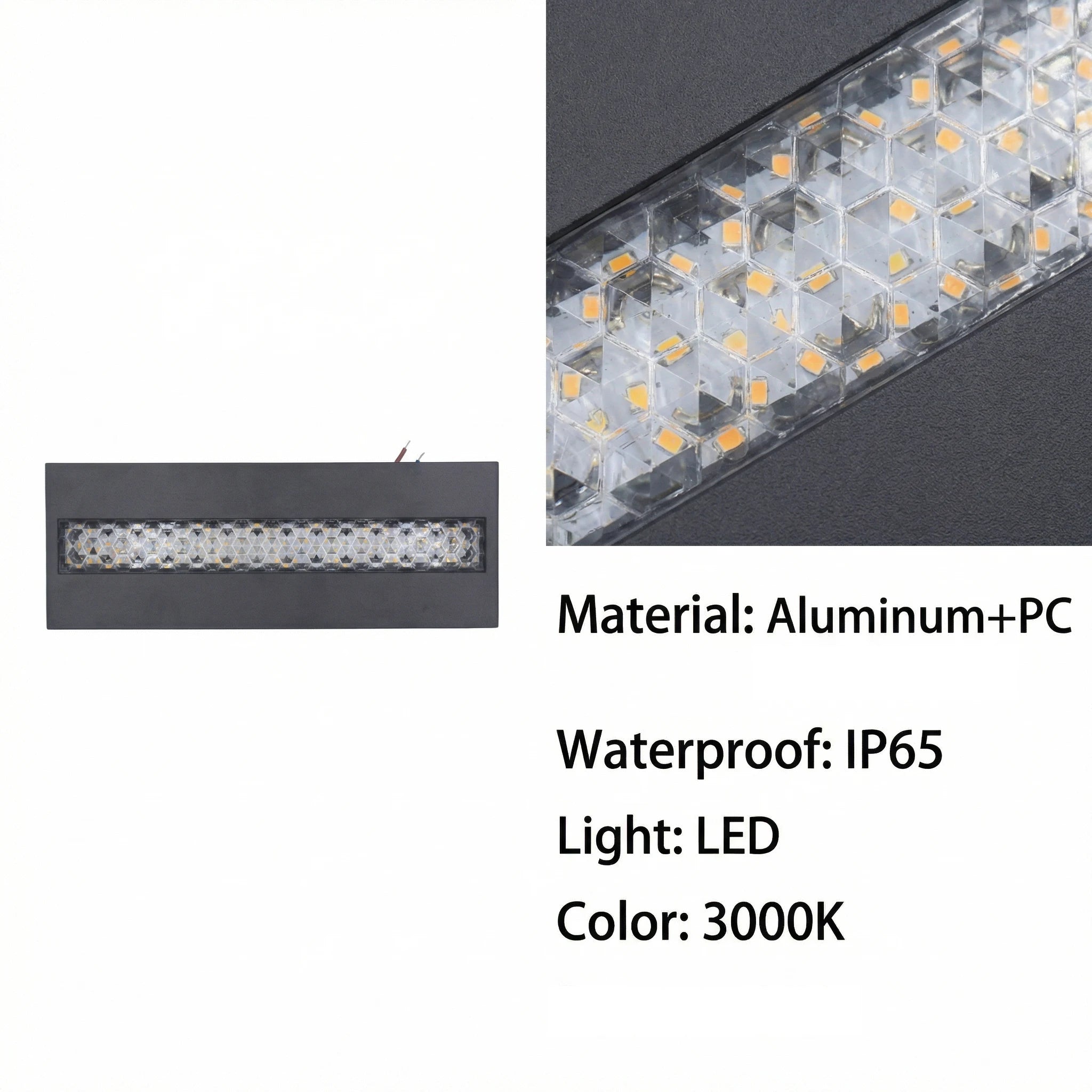 Outdoor Waterproof LED Wall Light IP65 Aluminum Simple Design Suitable for Corridor Garden Staircase Exterior Wall Bedroom Livin