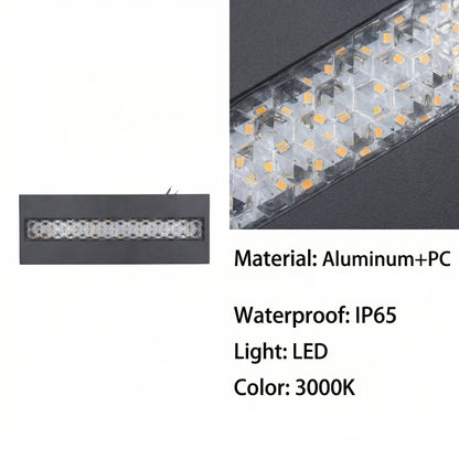 Outdoor Waterproof LED Wall Light IP65 Aluminum Simple Design Suitable for Corridor Garden Staircase Exterior Wall Bedroom Livin